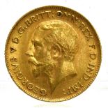 GREAT BRITAIN - GEORGE V (1910-1936), HALF-SOVEREIGN, 1913