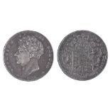 GREAT BRITAIN - GEORGE IV (1820-1830), PROOF CROWN, 1826 (SEPTIMO) bare head, the reverse with a