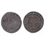 GREAT BRITAIN - COMMONWEALTH (1649-1660), SHILLING, 1651 mint mark sun.