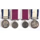 A MID 19TH CENTURY NAVAL PAIR OF MEDALS TO GEORGE SULLIVAN comprising a Naval General Service Medal,