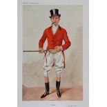 VANITY FAIR - FOX HUNTERS Alfred (Mr Alfred Curnick), supplemt, 39 x 26.5cm; Berks & Bucks, No 5th