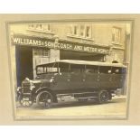 DAIMLER CHARABANC REGISTRATION YA-4225 - AN EARLY 20TH CENTURY BLACK AND WHITE PHOTOGRAPHIC STUDY BY