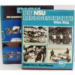 DIE NSU RENNGESCHICHTE 1904-1956 Dieter Herz & Karl Reese, first edition, hardback with DJ, 437pp,