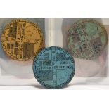 A COLLECTION OF FOURTEEN 1930'S VEHICLE ROAD TAX DISCS (1932 TO 1938) 2 x 1932, 3 x 1933 (one un-