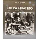 GILERA QUATTRO 'TECNICA E STORIA' Sandro Colombo, hardback with DJ, 271pp, published 1992 by