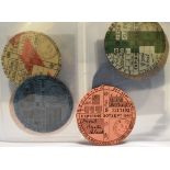A COLLECTION OF FOURTEEN 1940'S VEHICLE ROAD TAX DISCS (1940 TO 1949) 3 x 1940, 4 x 1942, 1 x