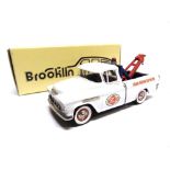 [WHITE METAL]. A BROOKLIN NO.BRK53a, 1955 CHEVROLET CAMEO CARRIER PICK-UP RECOVERY TRUCK 'SOHIO