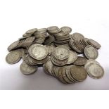 COINS - GREAT BRITAIN Assorted pre-1920 silver threepences, (approximately 180g).