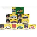 EIGHT 1/43 SCALE VANGUARDS DIECAST MODELS each mint or near mint and boxed.