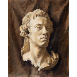 E.A. JAY (BRITISH, 20TH CENTURY) Study of a marble bust, oil on canvas, unsigned, 45cm x 35cm.