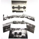 PHOTOGRAPHS - INDIA Ten black and white photographic prints, two of them stamped 'Bourne &