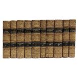 [CLASSIC LITERATURE]. BINDINGS Buttura, Da. A., editor. Biblioteca di Prose Italiane, ten volumes,