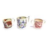 BREWERIANA - THREE TAUNTON CIDER MUGS comprising a Wade single-handled mug, 1985, limited edition of