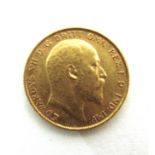 COINS - GREAT BRITAIN, EDWARD VII (1901-1910), HALF SOVEREIGN, 1906