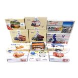 ASSORTED CORGI DIECAST MODEL BUSES including multi-vehicle sets, each mint or near mint and