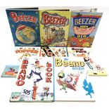 [CHILDRENS] Eight D.C. Thomson annuals, comprising The Beano Book, 1962 & 1963; Beryl the Peril