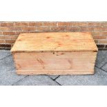 A PINE BLANKET BOX 105cm wide