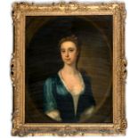 BRITISH SCHOOL (LATE 18TH / EARLY 19TH CENTURY) Portrait of a young lady, oil on canvas, unsigned,