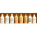 BREWERIANA - WEST COUNTRY GINGER BEER BOTTLES comprising a Newquay ginger beer bottle, 6.75' high,