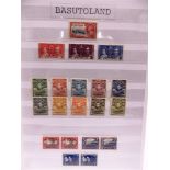 STAMPS - BASUTOLAND / LESOTHO mint, circa 1933-1970, including over-prints (stockbook).