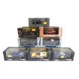 EIGHT 1/43 SCALE DIECAST MODEL VEHICLES by Detail Cars (3); Minichamps (2); Bang (1); Vitesse (1);