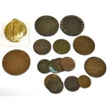 GREAT BRITAIN - ASSORTED COPPER COINAGE mainly 18th and early 19th century, including two George III