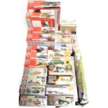 TWENTY-SIX MAINLY 1/72 & 1/76 SCALE UNMADE PLASTIC MODEL MILITARY VEHICLE KITS by Airfix (14);