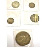 GREAT BRITAIN - ASSORTED SILVER COINAGE, PRE-1920 comprising a George IV crown, 1822 (tertio);