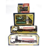 FOUR ASSORTED DIECAST MODEL VEHICLES comprising a Corgi Gift Set No.49, Corgi Flying Club,