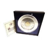 ROYAL MEMORABILIA - 'THE QUEEN'S SILVER JUBILEE 1952-1977 THE COLLEGE OF ARMS' SILVER