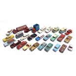 ASSORTED DIECAST MODEL VEHICLES circa 1950s-60s, by Corgi (20), Dinky (6), French Dinky (1) and
