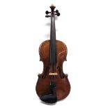 A VIOLIN the interior spuriously labelled 'Stradivarius Cremonensis / Faciebat Anno 1716', the one-