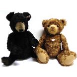 TWO STEIFF COLLECTOR'S TEDDY BEARS comprising 'Teddy Bear Little Tom' (EAN 021046), brown tipped,