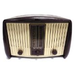 THREE RADIOS comprising a G.E.C. Model BC3248L radio, with a brown bakelite case (not currently