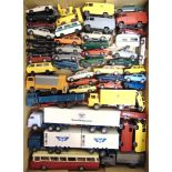 FIFTY-SIX HO GAUGE WIKING & HERPA PLASTIC MODEL VEHICLES all unboxed.