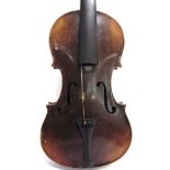 TWO VIOLINS the first with an interior spuriously labelled 'Antonius Stradivarius Cremonensis /