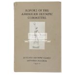 1920 Antwerp Olympic Games Report of the American Olympic Committee,