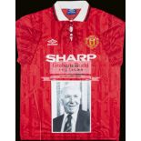 Mick Hucknall Manchester United Memorabilia Collection: a Manchester United shirt signed &