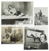 Edward Hide photograph collection, including loose photos, framed examples and an album,