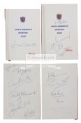 A good collection of ten 1960s Anglo-American Sporting Club boxing-dinner menus bearing an