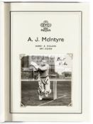 Autographed cricket album specially produced for A.J.