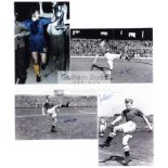 A collection of 13 autographed photographs relating to Chelseal FC,