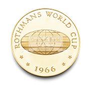 An 18ct gold Rothmans World Cup XI 1966 Champions Medallion Presented to the Winners At Lord's Sept