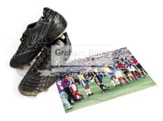 Bebeto [Jose Roberto Gama de Oliveira]: signed pair of football boots worn in the 1998 World Cup