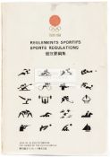 Tokyo 1964 Olympic Games Sports Regulations, 754 pages multi-language,