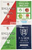 A collection of approx. 175 rugby programmes, 125 England internationals.