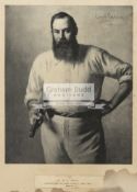 Photogravure of the cricketer W.G.