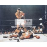 Muhammad Ali signed "Phantom Punch" photograph, the 8 x 10 in.