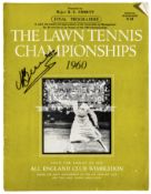 Wimbledon Championship Final Programme 1960,