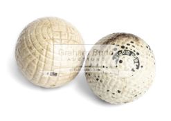 A scarce "Mingay's Patent Liquid Core" bramble pattern golf ball circa 1906, Patent No.